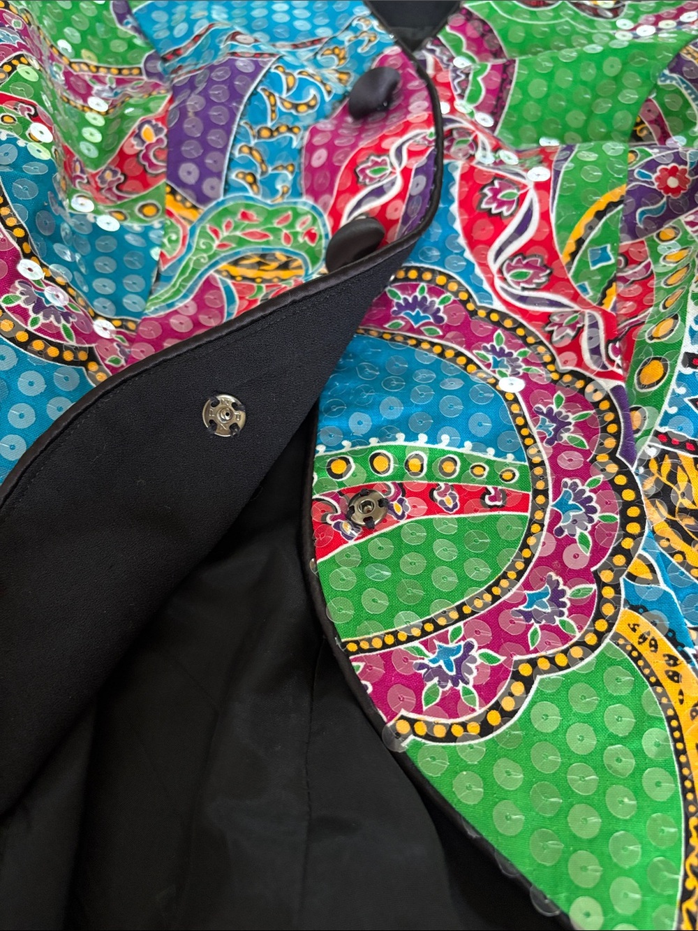 Vintage sequined jacket - Picture 4 of 12